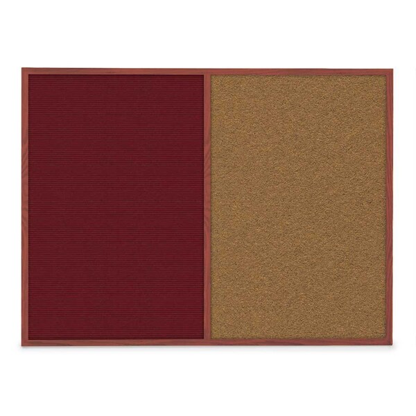 Sliding Door Indoor Enclosed Corkboard, 3